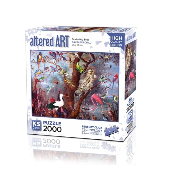 OMZ 22515 Fascinating Birds 2000 Parça Puzzle Kız Erkek Çocuk Oyuncak Eğitici Oyuncaklar ürün görseli 1