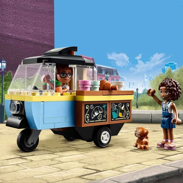 OMZ LEGO Friends Mobil Pastane 42606 Kız Erkek Çocuk Oyuncak Eğitici Oyuncaklar - Resim 3