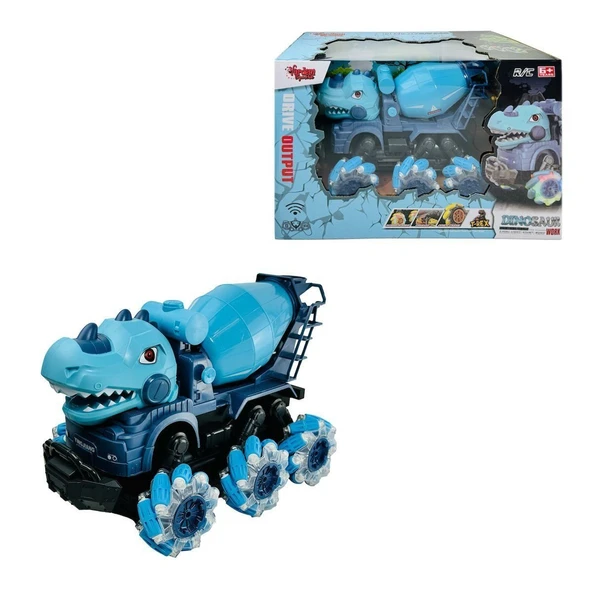 OMZ YJ-078-3 1:14 Uzaktan Kumandalı Full Fonksiyon 2.4G Dinozor Beton Mikseri Kız Erkek Çocuk Oyuncak Eğ - 1