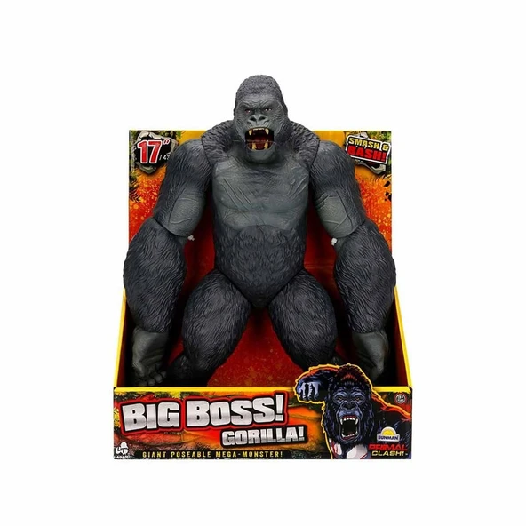 OMZ S01037113 Primal Clash Büyük Patron Goril 42cm Kız Erkek Çocuk Oyuncak Eğitici Oyuncaklar ürün görseli 1