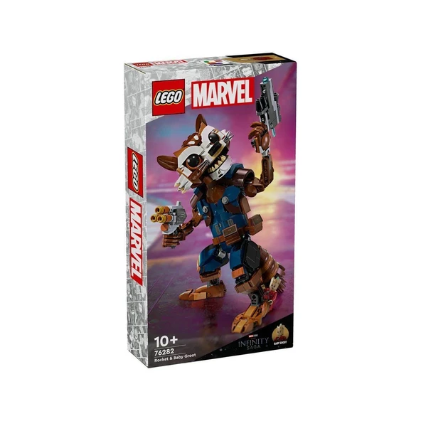 OMZ 76282 ﻿LEGO® Marvel Rocket ve Bebek Groot 566 parça +10 yaş Kız Erkek Çocuk Oyuncak Eğitici Oyuncakl ürün görseli 1