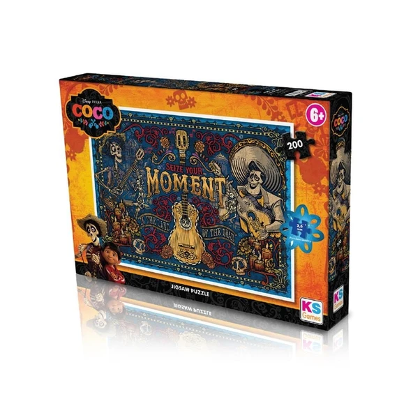OMZ Ks COCO Puzzle 200 Parça CO 113 Kız Erkek Çocuk Oyuncak Eğitici Oyuncaklar - 1