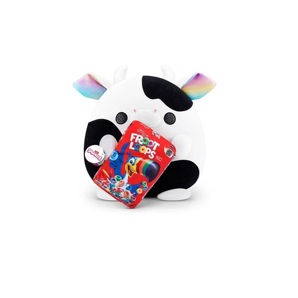 OMZ 5UA01000 Snackles Aburcubur Dev Peluş 35cm Kız Erkek Çocuk Oyuncak Eğitici Oyuncaklar - Resim 2