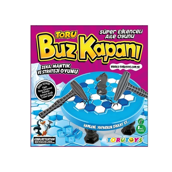 OMZ Toru Buz Kapanı Oyunu Kız Erkek Çocuk Oyuncak Eğitici Oyuncaklar ürün görseli 1