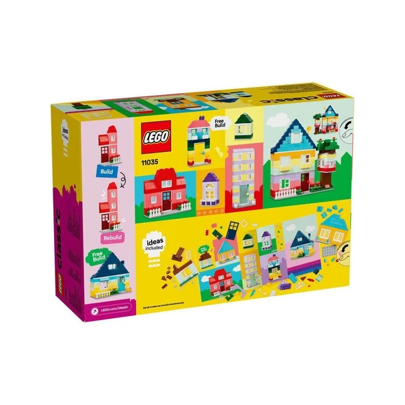 OMZ 11035 LEGO® Classic Yaratıcı Evler 850 parça +4 yaş Kız Erkek Çocuk Oyuncak Eğitici Oyuncaklar - Resim 3