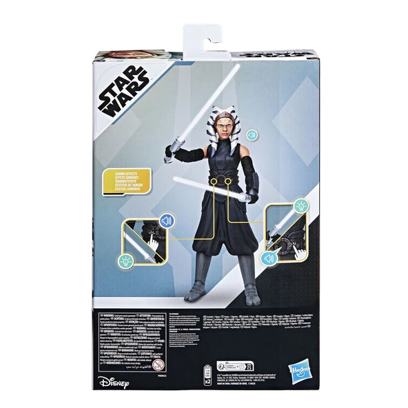 OMZ F7918 Star Wars Ahsoka Tano İnteraktif 30cm Figür Kız Erkek Çocuk Oyuncak Eğitici Oyuncaklar - Resim 3