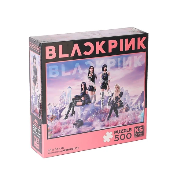 OMZ 20069 Black Pink 500 Parça Puzzle Kız Erkek Çocuk Oyuncak Eğitici Oyuncaklar ürün görseli 1