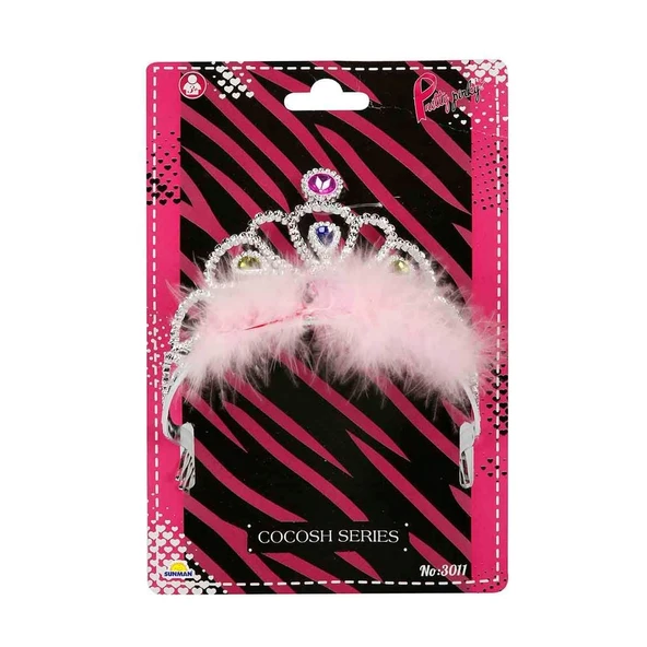 OMZ Tüylü Taç Kız Erkek Çocuk Oyuncak Eğitici Oyuncaklar ürün görseli 1