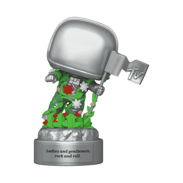 OMZ Funko POP Figür Ad Icons MTV 40th MTV Moon Person Kız Erkek Çocuk Oyuncak Eğitici Oyuncaklar ürün görseli