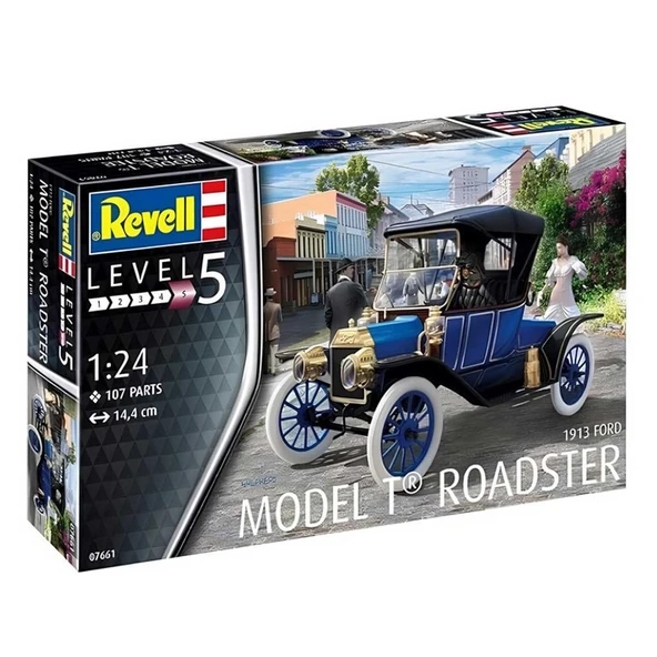 OMZ Revell 1913 Ford Model T Roadster Kız Erkek Çocuk Oyuncak Eğitici Oyuncaklar - Resim 2