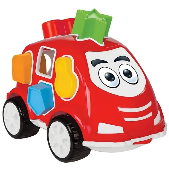 OMZ Smart Bultak Kırmızı Araba Kız Erkek Çocuk Oyuncak Eğitici Oyuncaklar ürün görseli 1