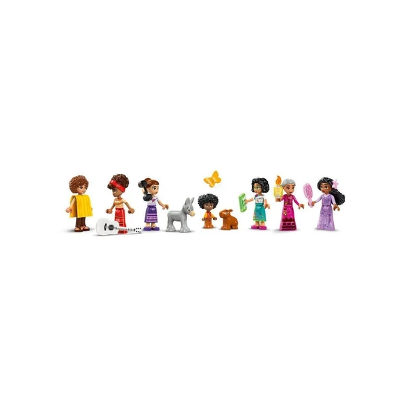 OMZ 43245 Lego Disney Encanto Sihirli Madrigal Evi 1560 parça +7 yaş Kız Erkek Çocuk Oyuncak Eğitici Oyu - Resim 3