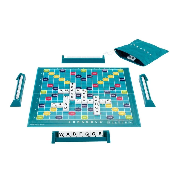OMZ HWD43 Scrabble Orijinal İkisi Bir Arada İngilizce Kız Erkek Çocuk Oyuncak Eğitici Oyuncaklar - Resim 2