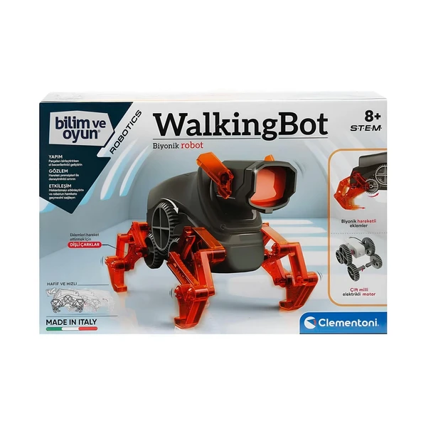 OMZ Robotik Laboratuvarı Walkingbot Kız Erkek Çocuk Oyuncak Eğitici Oyuncaklar - Resim 2