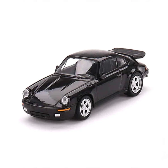 OMZ Mini GT 1:64 RUF CTR 1987 Black Kız Erkek Çocuk Oyuncak Eğitici Oyuncaklar - Resim 2