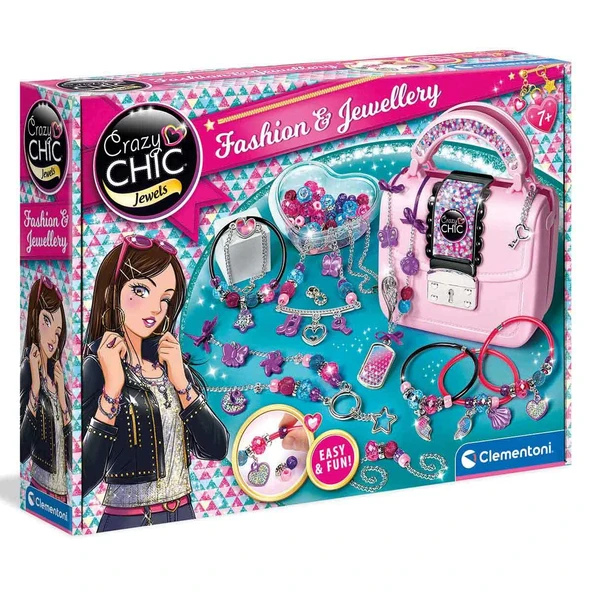 OMZ Crazy Chic Moda ve Takılar Kız Erkek Çocuk Oyuncak Eğitici Oyuncaklar ürün görseli 1