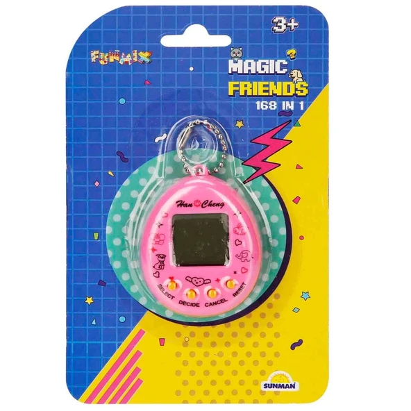 OMZ Oyuncak Sanal Bebek Yuvarlak - S00004568 - 1adet Stokta Olan Göndeilir Kız Erkek Çocuk Oyuncak Eğiti - Resim 2