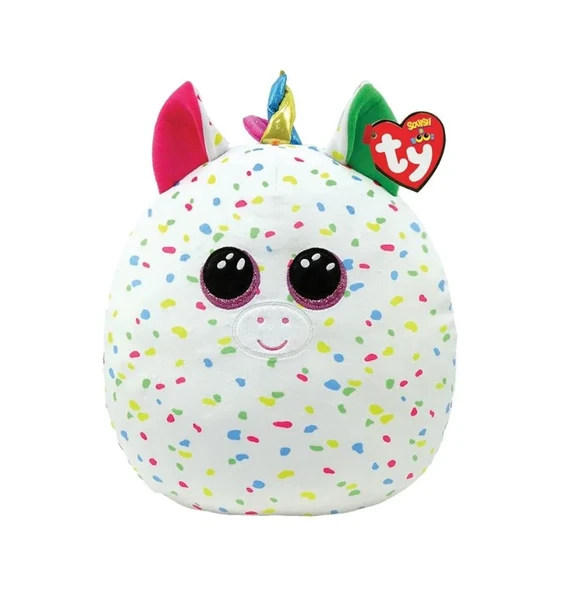 OMZ Ty Squishy Boos Yastık Unicorn At Harmonie 23cm Kız Erkek Çocuk Oyuncak Eğitici Oyuncaklar ürün görseli