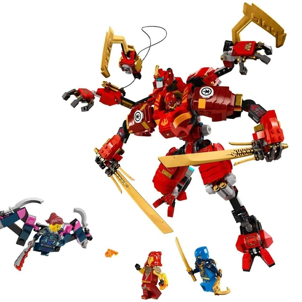 OMZ 71812 Lego Ninjago Kai\'nin Ninja Tırmanma Robotu 623 parça +9 yaş Kız Erkek Çocuk Oyuncak Eğitici O - Resim 2