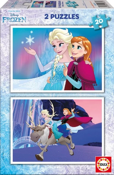 Educa 2x20 Parça Frozen Puzzle