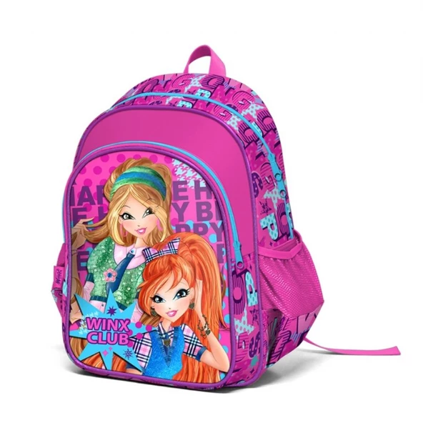 Winx Kabartmalı ve Simli Okul Çantası 63283
