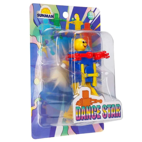 OMZ Kurmalı Dans Eden Robot Kız Erkek Çocuk Oyuncak Eğitici Oyuncaklar - Resim 2