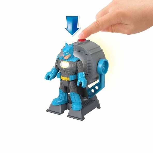 OMZ Imaginext DC Super Friends Bat-Tech Bat-Signal Figür Seti Kız Erkek Çocuk Oyuncak Eğitici Oyuncaklar - Resim 2