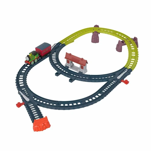 OMZ Fisher Price Thomas ve Arkadaşları Tren Seti HGY82 Kız Erkek Çocuk Oyuncak Eğitici Oyuncaklar - Resim 3