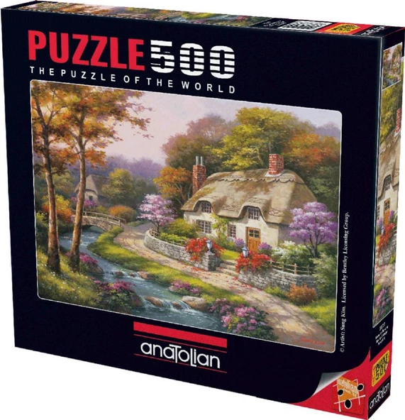 Anatolian 500 Parça Konakta İlkbahar Puzzle - Resim 2