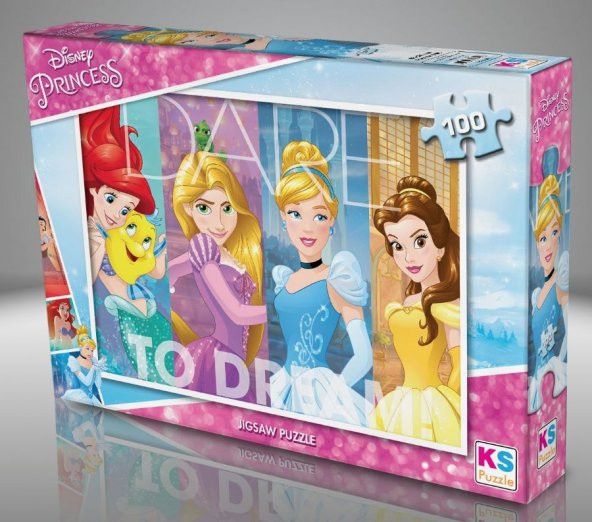 Ks Games 100 Parça Puzzle Prensesler Puzzle - 1