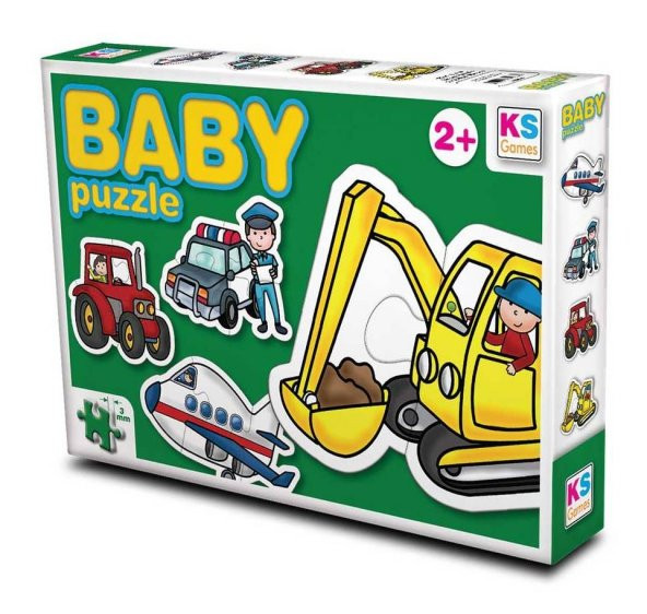 Ks Games Baby Puzzle 2+3+4+4 (Meslekler)