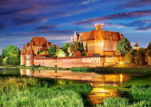 Castorland Malbork Kalesi (Polonya) - 1000 Parça Puzzle