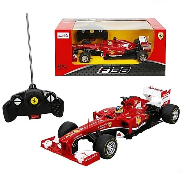 OMZ Rastar Kumandalı 1:18 Ferrari F138 F1 Kız Erkek Çocuk Oyuncak Eğitici Oyuncaklar ürün görseli 1