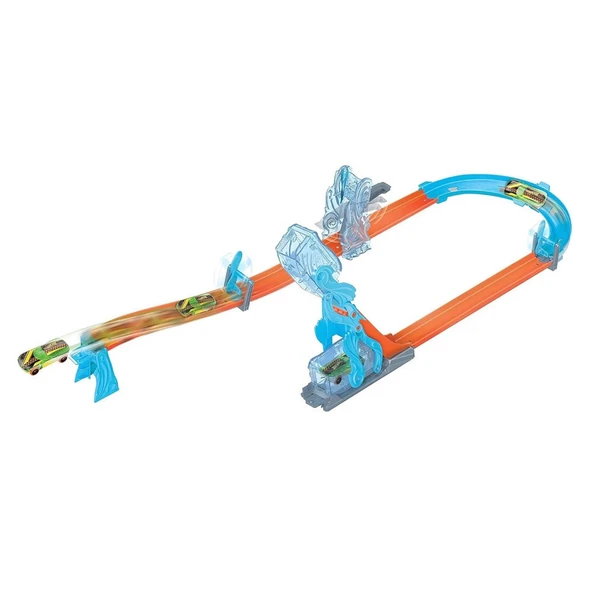 OMZ Hot Wheels Track Builder Rüzgar Temalı Akrobasi Seti HNJ67 Kız Erkek Çocuk Oyuncak Eğitici Oyuncakla ürün görseli 1