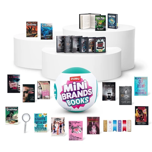 OMZ MNK00000 Mini Brands - Books Surpriz Paket 77493 Kız Erkek Çocuk Oyuncak Eğitici Oyuncaklar - Resim 3