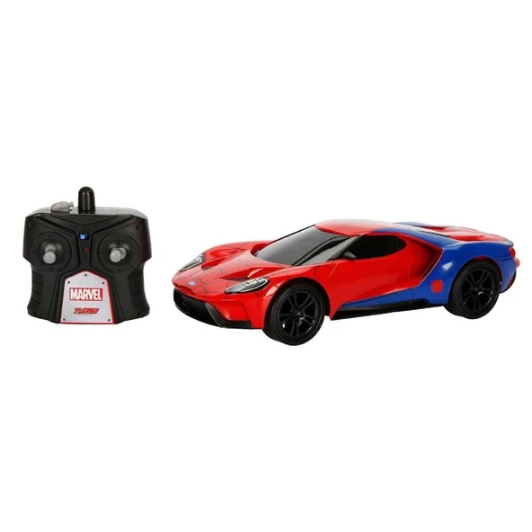 OMZ 7038 1:16 Marvel Spiderman 2017 Ford GT USB Şarjlı Uzaktan Kumandalı Araba Kız Erkek Çocuk Oyuncak E - Resim 2
