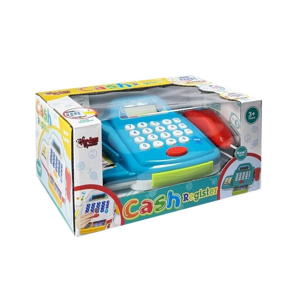 OMZ HUA-66109 Işıklı Sesli Yazar Kasa -Vardem Oyuncak Kız Erkek Çocuk Oyuncak Eğitici Oyuncaklar - Resim 3