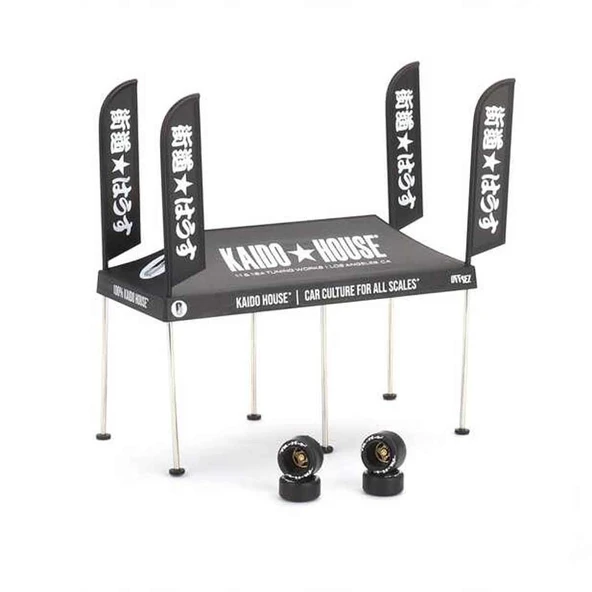 OMZ Mini GT 1:64 Kaido House Tent V1 Kız Erkek Çocuk Oyuncak Eğitici Oyuncaklar - Resim 3