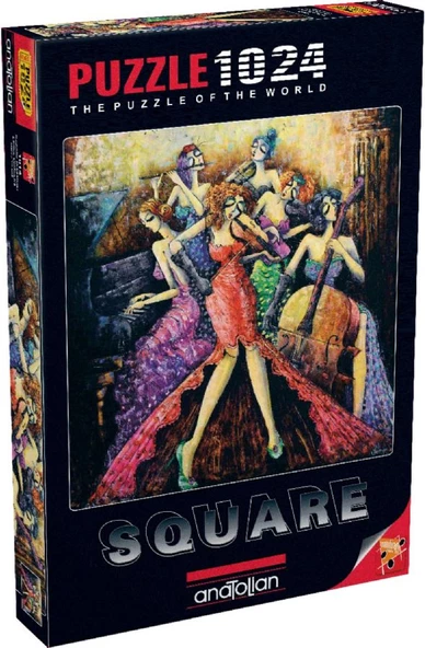 Anatolian 1024 Parça Kadınlar Orkestrası Kare Puzzle - Resim 2