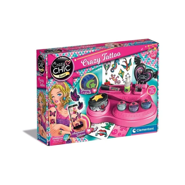 OMZ 18733 Crazy Chic - Çılgın Dövmeler Kız Erkek Çocuk Oyuncak Eğitici Oyuncaklar ürün görseli 1