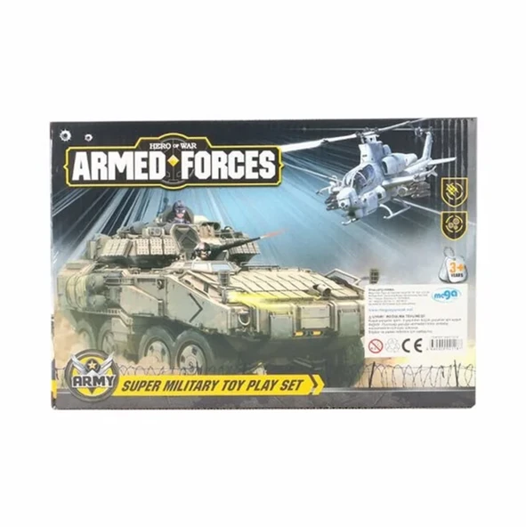 OMZ Tanklı Asker Seti Kız Erkek Çocuk Oyuncak Eğitici Oyuncaklar - Resim 3