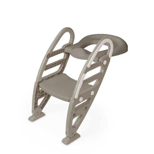 OMZ 7243 Merdiven Klozet Adaptörü Stone Gri Kız Erkek Çocuk Oyuncak Eğitici Oyuncaklar - Resim 2