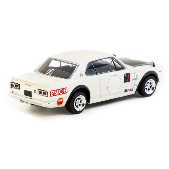 OMZ Tarmac Works 1/64 Skyline HT 2000GT-R White Kız Erkek Çocuk Oyuncak Eğitici Oyuncaklar - Resim 2