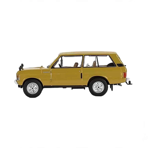 OMZ Mini GT 1:64 Range Rover 1971 Bahama Gold Kız Erkek Çocuk Oyuncak Eğitici Oyuncaklar - Resim 2