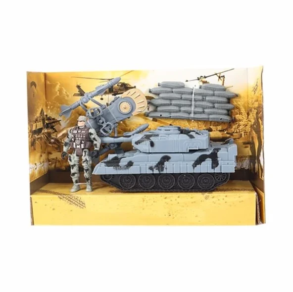 OMZ Tanklı Asker Seti Kız Erkek Çocuk Oyuncak Eğitici Oyuncaklar ürün görseli 1