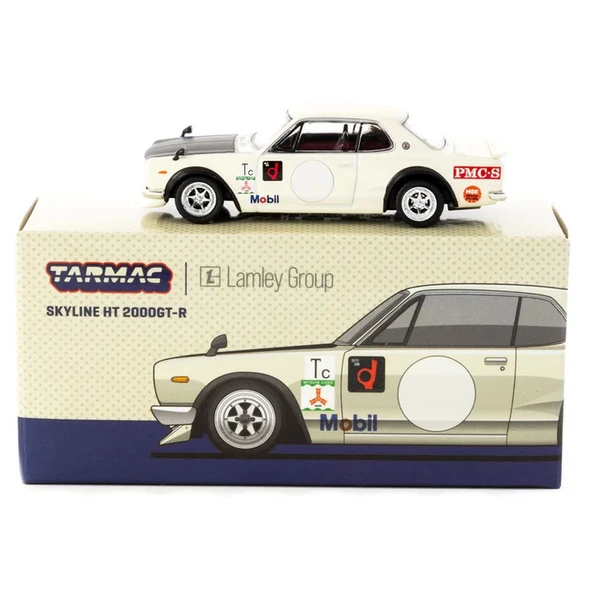 OMZ Tarmac Works 1/64 Skyline HT 2000GT-R White Kız Erkek Çocuk Oyuncak Eğitici Oyuncaklar - Resim 3