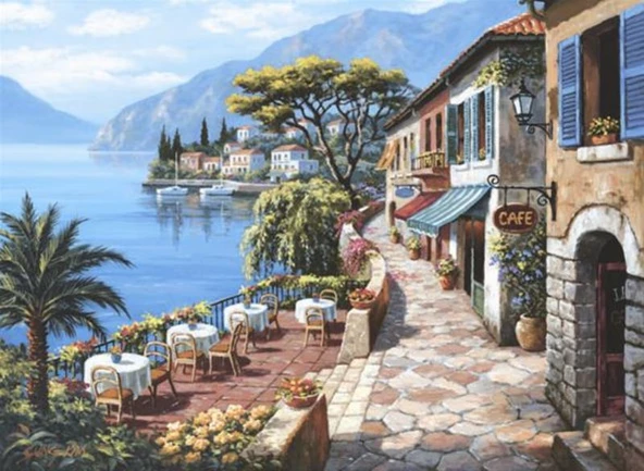Anatolian 1000 Parça Puzzle Teras Cafe II