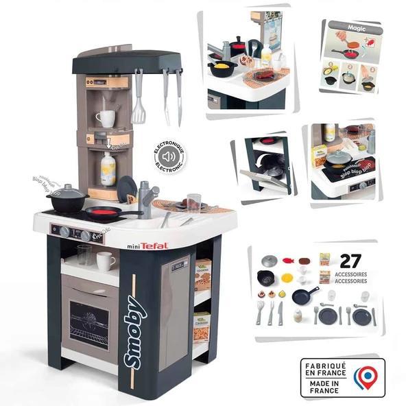OMZ Smoby Tefal Studio Mutfak 7600311056 Kız Erkek Çocuk Oyuncak Eğitici Oyuncaklar ürün görseli