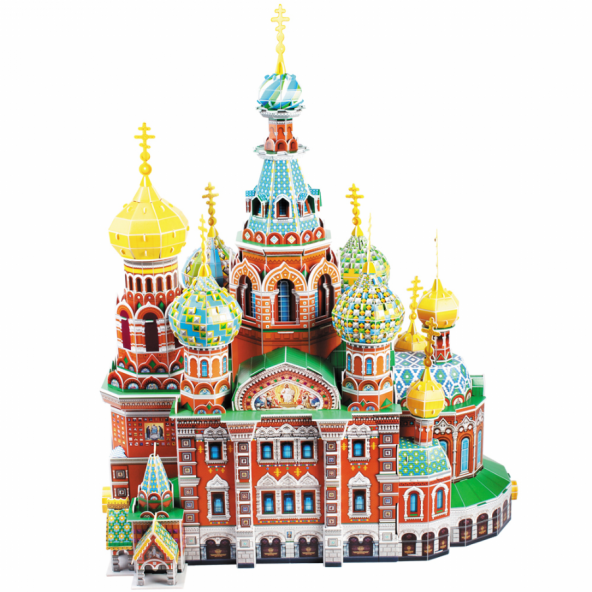 Cubic Fun 233 Parça Voskresenia Khristova Kilisesi 3 Boyutlu Puzzle