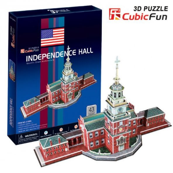 Cubic Fun Independence Hall (Bağımsızlık Salonu) 3D Puzzle
